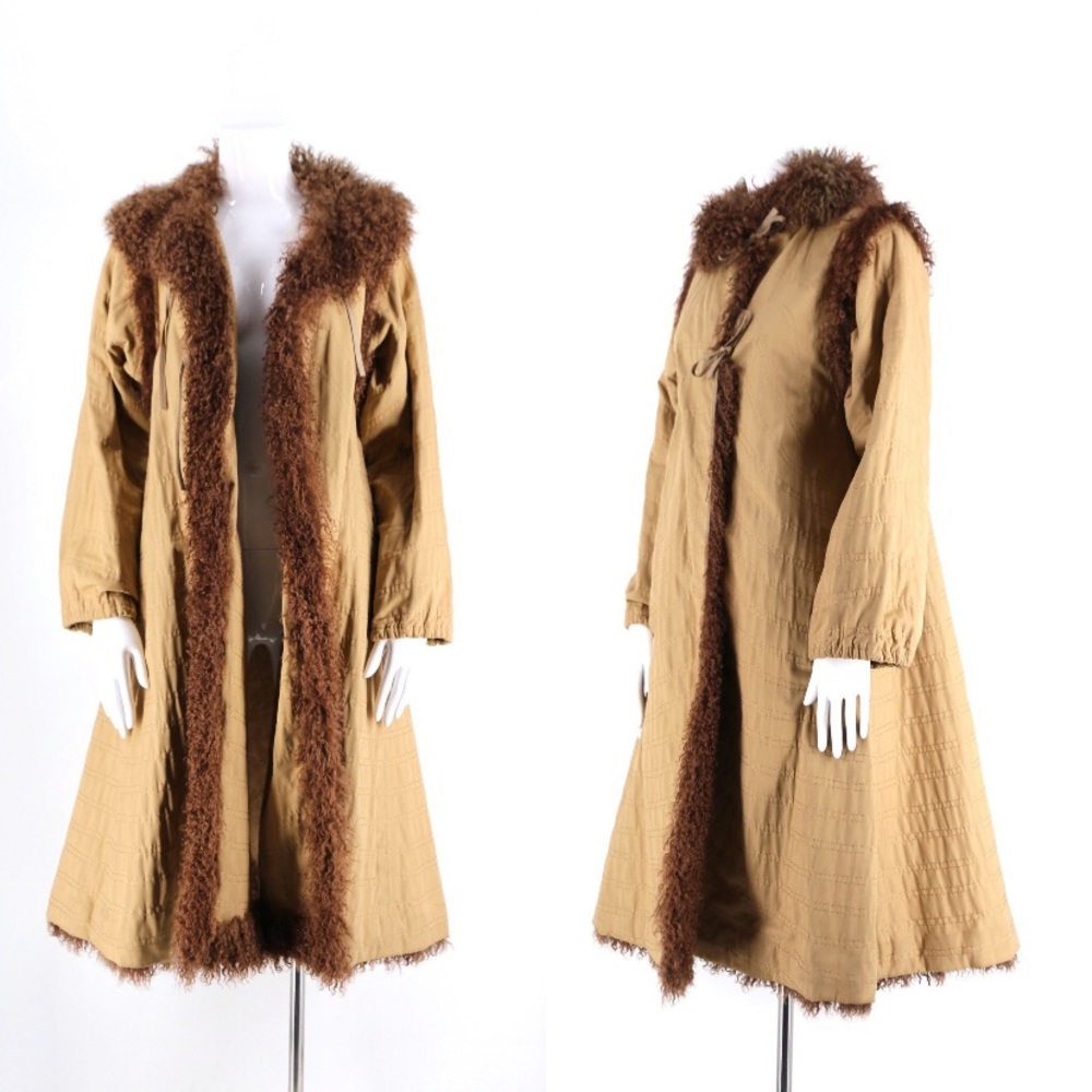 SOLD!✨Rare Fendi Mongolian trim coat ✨